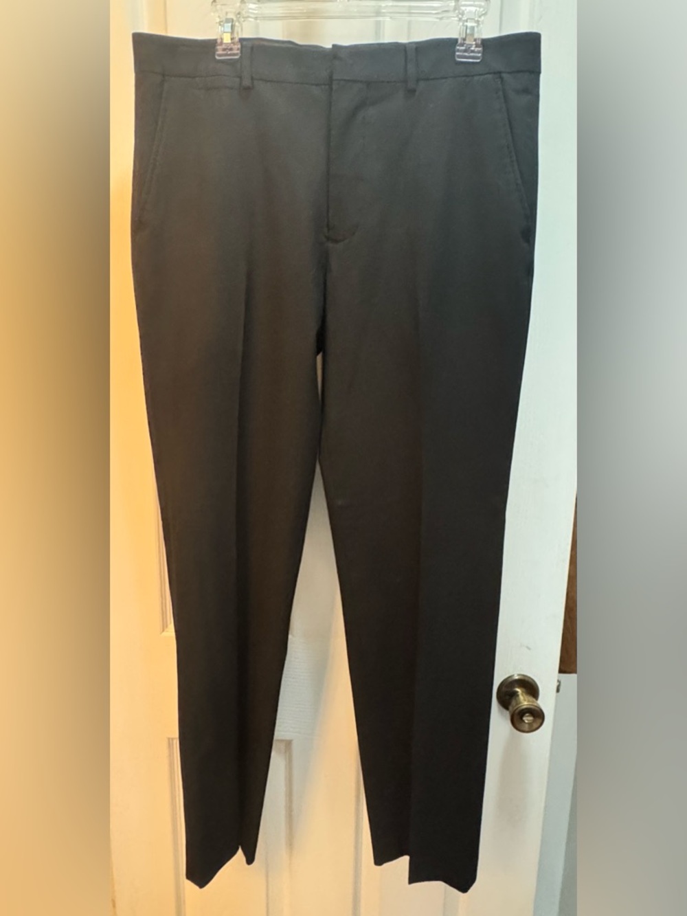 jf j.ferrar Men's Black Dress Pants